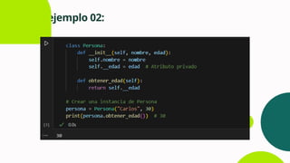 Poo programación orientada a objetos en python presentación ppts | PPTX