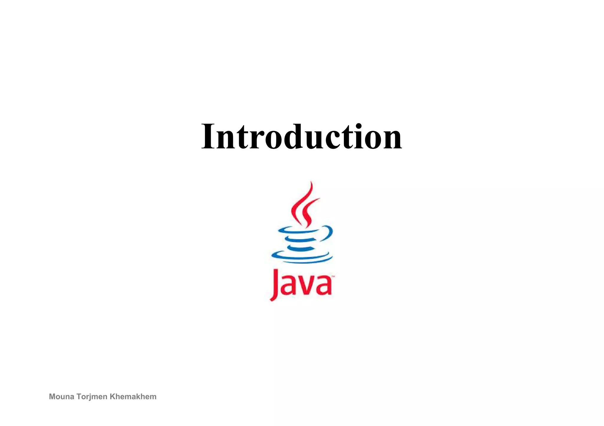 Introduction Mouna Torjmen Khemakhem 