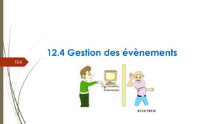12.4 Gestion des évènements
104
ECOUTEUR
 