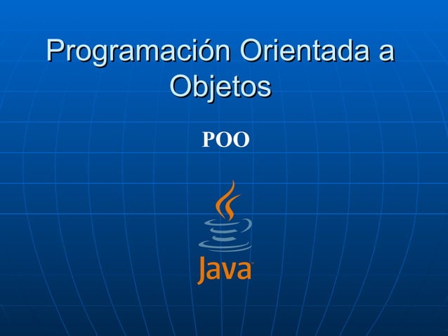 Poo Programacion Orientada A Objetos Java | PPS | Programming Languages ...
