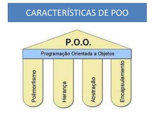 CARACTERÍSTICAS DE POO
 