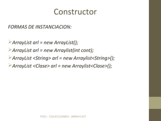 Poo 4 arraylist | PPT