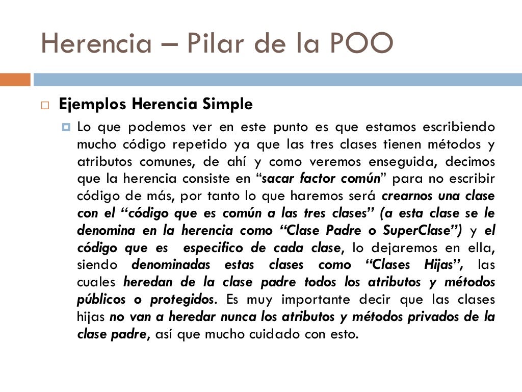 Poo en java herencia