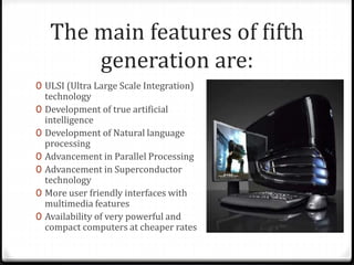 Computer Generations | PPTX