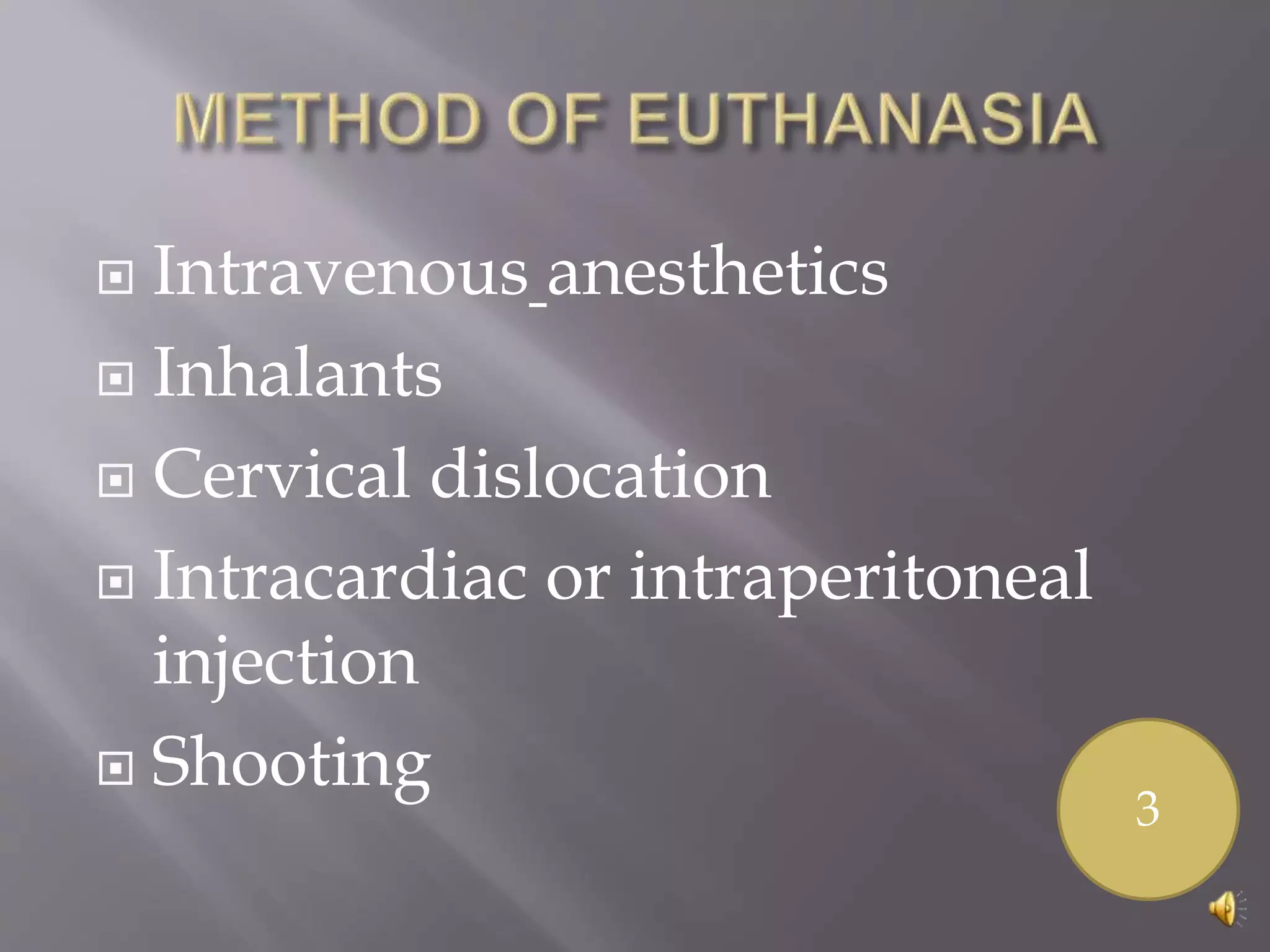 euthansia | PPTX