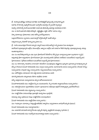 138
cd• .. కలశస మ ఖ షKL ః కంöరaద$ సమlq $ ః మ?ల@తత$/ిB › బ$హ%మ=ే మlతృగణ స%ృ ః
క`:CతK 2ాగ"ాస" సపIr O² వసుంధ"ా ఋ7 Iోథ యÏ" ద 2ా1మ HIో హ దర ణః
అం7«¬శ¹ స ‚ స" కలcúంబ సమlq ః ఆయlంతK bవరల:;% పªజ‹ర‡ం దు"TతPయ ]ార]ాః
మం: ఆ కలc© షK= వ ే ప ే$ ప"Tqచ ే ; ఉ]«Bర జÂషK వర‡ ే, ఆO² ా ఇదగ ం సర ం
cా భ? పః Oా$ ణ ాఆపః పశవ ఆO² న-మlO² మõ తమlపః
సమlõ ˜ O² "ా˜ ప స "ాI పః చంI గ cా O² జt >గ ¤ా O² యజtగ ¤ా ప
సత మlపస1"ా Iేవ O² భ?రa•వసు1వ"ాప ఓం.
cd• .. గం7చ యమ HXైవ 7[I వ"T సరస ; నర%Iే /ింధు ]ా H"T జల@/ి%^ స_-=Vంక`రa ఏవం కలశపªజ‹ః
కలcdద]ా_ పªజ‹ద$ ా ణo సంO²$ P, IేవంసంO²$ P, ఆ %నం సంO²$ P (అ_ పöTం¼ ఆ ®ట}_ Iేవf_y¢ౖ, పªజ‹ద$వ మ లy¢ౖ, తమy¢ౖ
అంతటFచల•వలను.)
మం: ఓం అసు® ేపfనర2ా%సు చÕ పfనః Oా$ ణ vహ … Iే ‚E´గం| జtక&/z మ సూర మ చ¹రం మృళయl స /ి||
అమõ తం nౖ Oా$ ణ అమõ తమlపః Oా$ HవయI 2ాB న మ ప3 య ే|| /ి"[భవ| వరIోభవ| సుమ ఖtభవ| సుప$స …-భవ|
/ి"ాసనంక`రa | /ి"[భవ| వరIోభవ| సుమ ఖtభవ| సుప$స …-భవ| /ి"ాసనంక`రa |
మం: ఓం గణ ం గణప గ ం హ ామ ! క ంక మ పశవసమం జ షˆ"ాజం బ$హ%ణ ం బ$హంణస&త ఆనŽణ నూ-
./ీ1ద 2ాదనం|| b మ3 గణ =Vపత56 నమః | = నం సమర&యlv. ఆ ాహయlv ఆసనం సమర&యlv | Oాదƒ Oాద ం
సమర&యlv | హసƒ అర•hం సమర&యlv | Žద‡ ఆచమ®యం సమర&యlv |
మం: ఆO² ‚¤ాˆ మ ƒభ వహ న ఊ"Ì ద= తన మ రణ య చPc©|
ƒవqGవత రసః తస EFజయ ేహనః ఉష>"Tవ మlతరః
త2ా% అరణ• మlమవః యస Pయlయ †న ద ఆO² జనయI X నః||
b మ3గణ IVపత56 నమః | ŽIోŸ దక 2ా-నం సమరపయlv. 2ా- నంతరం ŽIŸ చమ®యం సమర&యlv |
మం: అ.వ2ా§ సువసన న రacా.Iేను సుదు7ాః పªయమlనః| అ.చంI$ భర H … ‚రణ భ cా స$IV …Iేవ2² మ||
b మ3 గణ IVపత56 నమః వసgయ గ%ం సమర&యlv |
మం: యజtÂ ప తం పరమంప త$ం ప$జ‹ప ైœ యత1హజం పfర2ా„|
ఆయ ష మగhం ప$ మ ంచ Žబ$ం యజtÂ ప తం బలమసు ెజః||
b మ3 గణ IVపత56 నమః యజtÂ ప తం సమర&యlv |
మం: గంధI "ాం దు"ాధ"ాGం _త పf¤ాˆ ంక"Dšిణ£ం| ఈశ "Dగ ం సర భ? ం vహÐ ప3 56 qయం||
b మ3 గణ IVపత56 నమః గంI Ÿ రయlv |
మం: ఆయ H ే ప"ాయణ° దూ"ా "[హంతK పfšి&ణ£ హI$ శ¹ పfనŸ"D]ాణo సమ ద$స గృ3ఇQR ||
b మ3 గణ IVపత56 నమః గంధ2² ప"T అలం]ారణ ర‡ం అP ం సమర&యlv |
 