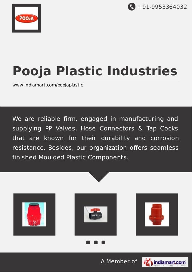 Pooja Plastic Industries, Ahmedabad, Industrial Valves