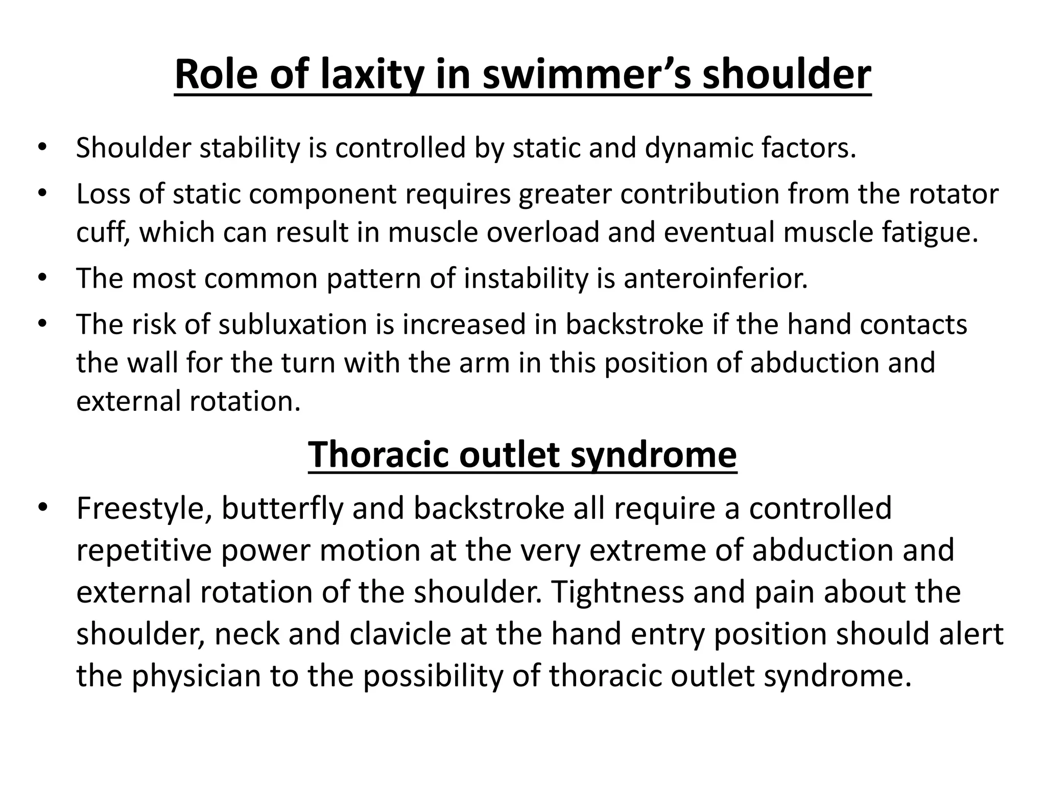 Biomechanics Of Swimming | PPTX