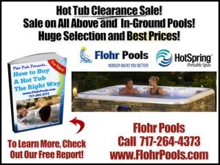 Pool Builder, Hot Tubs Winchester, VA 717-264-4373