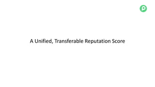 A Unified, Transferable Reputation Score
 