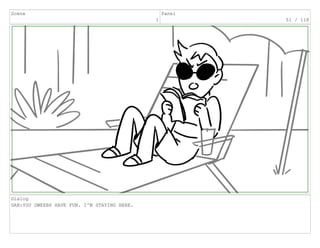 Scene
1
Panel
51 / 118
Dialog
DAN:YOU DWEEBS HAVE FUN. I'M STAYING HERE.
 