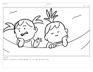 Scene
1
Panel
74 / 118
Dialog
TWIN2: SO WOULD IT EVEN MATTER IF YOU GOT IN THE POOL?
 
