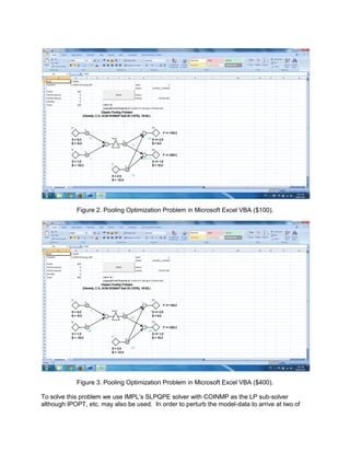 Pooling optimization problem | PDF