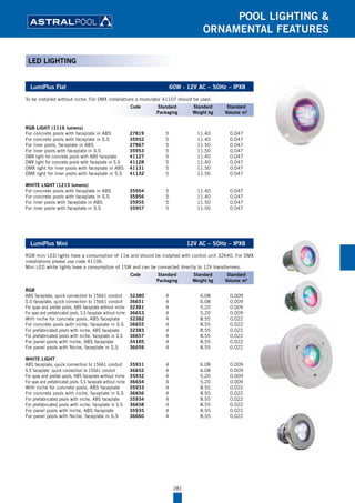 Pool Light Nec Code Pool lighting and ornamental features | PDF