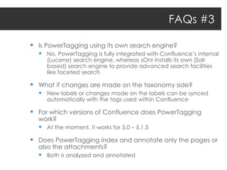 PoolParty Powertagging and sOnr for Confluence