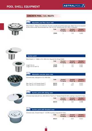 Pool shell equipment | PDF