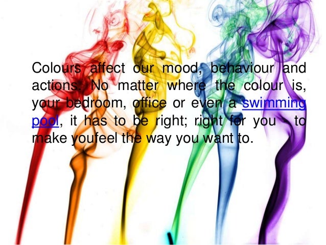 How do colours make you feel?