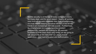 Poor authorization and authentication | PPTX