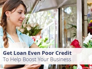 Poor Credit Business Loans from Merchant Advisors