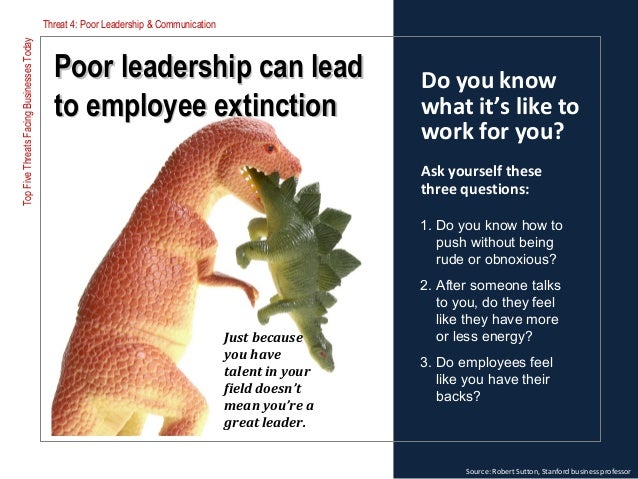 what are you doing to retain top talent poor leader