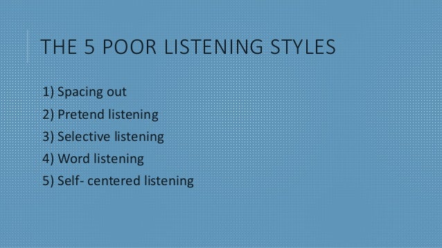 selective listening definition