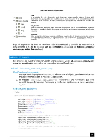 Poo y mvc en php | PDF