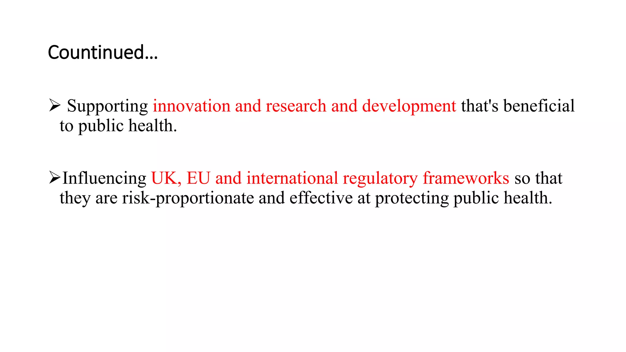 Medicines and Healthcare products Regulatory Agency(MHRA) PPT