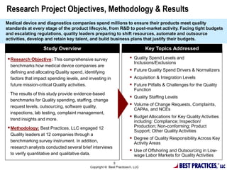 Benchmarking Quality: How Medical Device and Diagnostics Companies Ma…