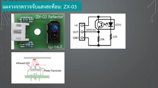 แผงวงจรตรวจจับแสงสะท้อน: ZX-03
 