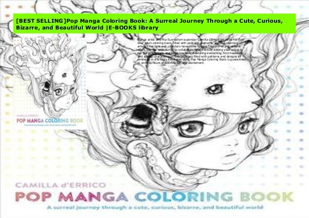 Download Best Selling Pop Manga Coloring Book A Surreal Journey Through A Cu