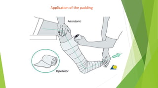 Application of the padding
 