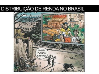 DISTRIBUIÇÃO DE RENDA NO BRASIL
 