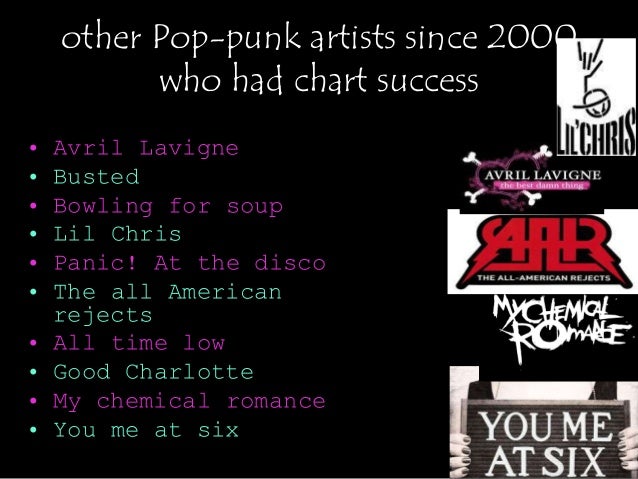 pop punk genre homework pop punk charts