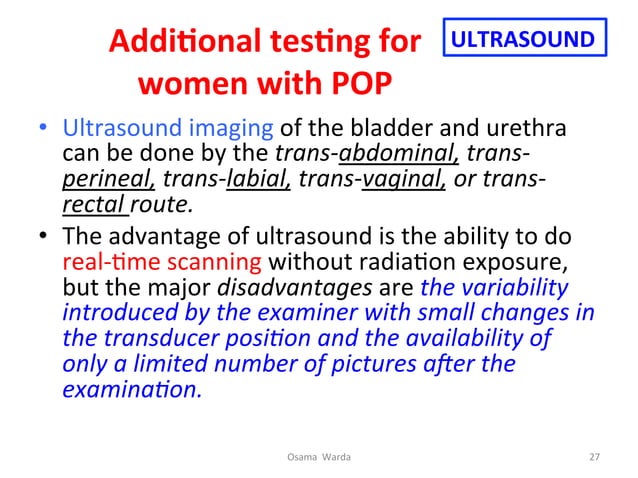 Pop q (new) | PDF | Reproductive Health | Diseases and Conditions