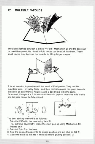 Pop up! a manual of paper mechanisms - duncan birmingham (tarquin books) [popup, papercraft, paper engineering, movable bo...