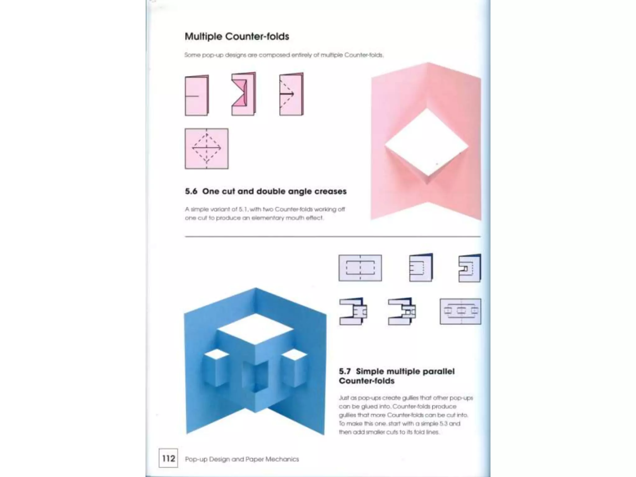 Pop up design and paper mechanics