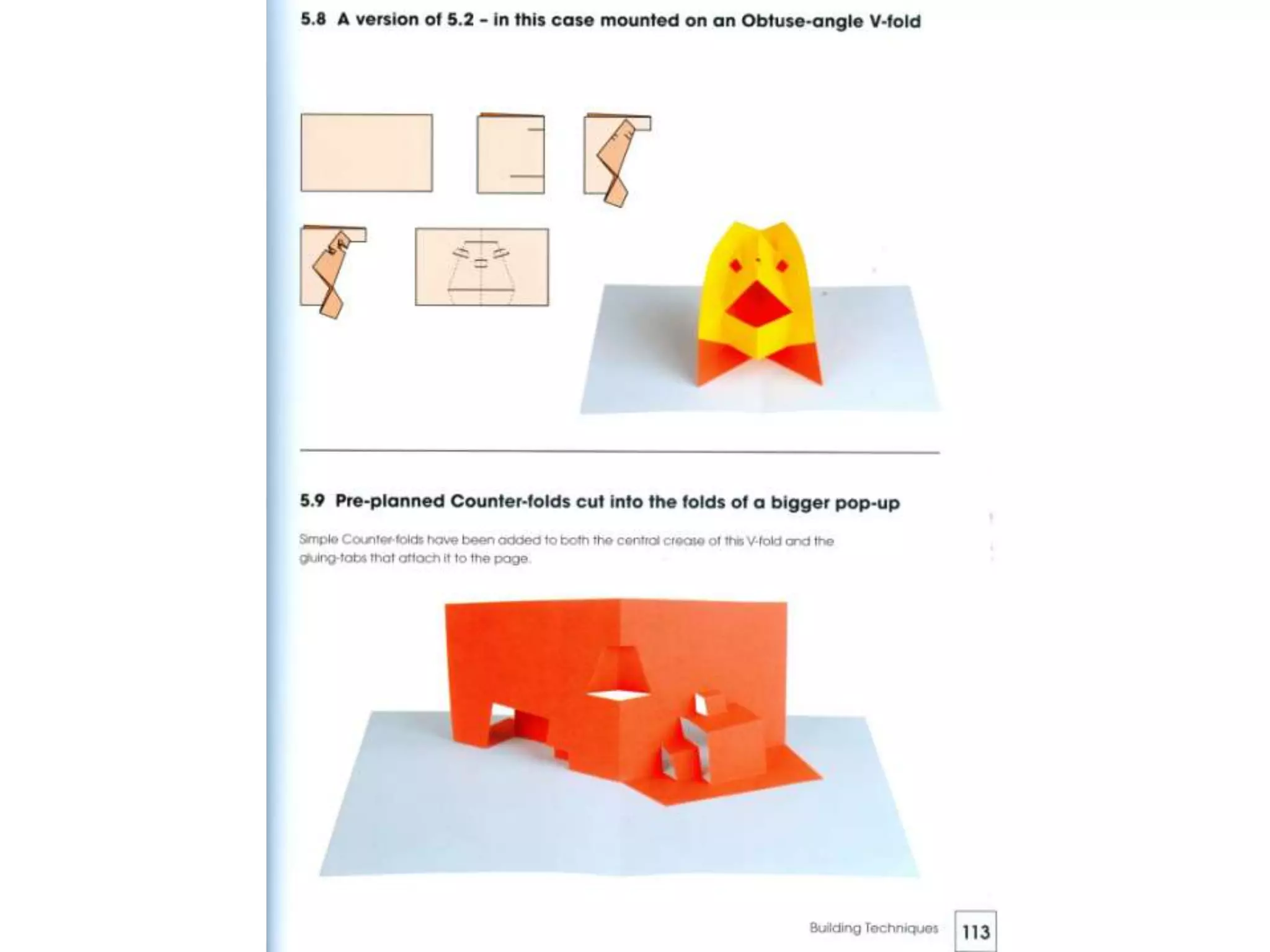 Pop up design and paper mechanics