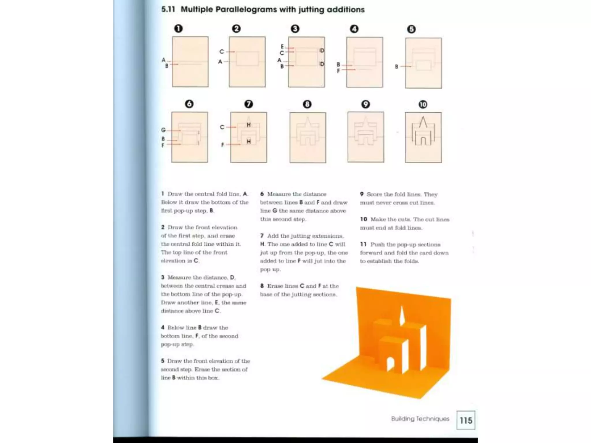 Pop up design and paper mechanics
