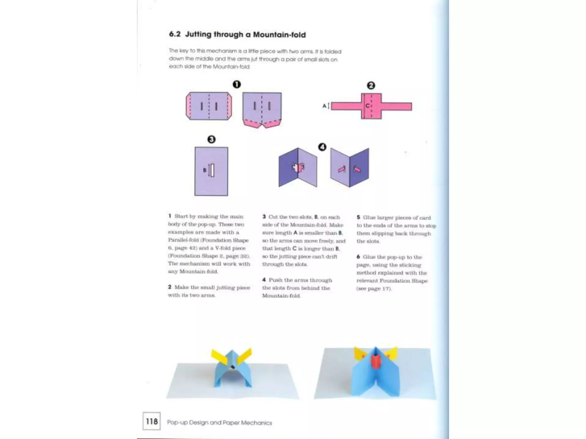 Pop up design and paper mechanics