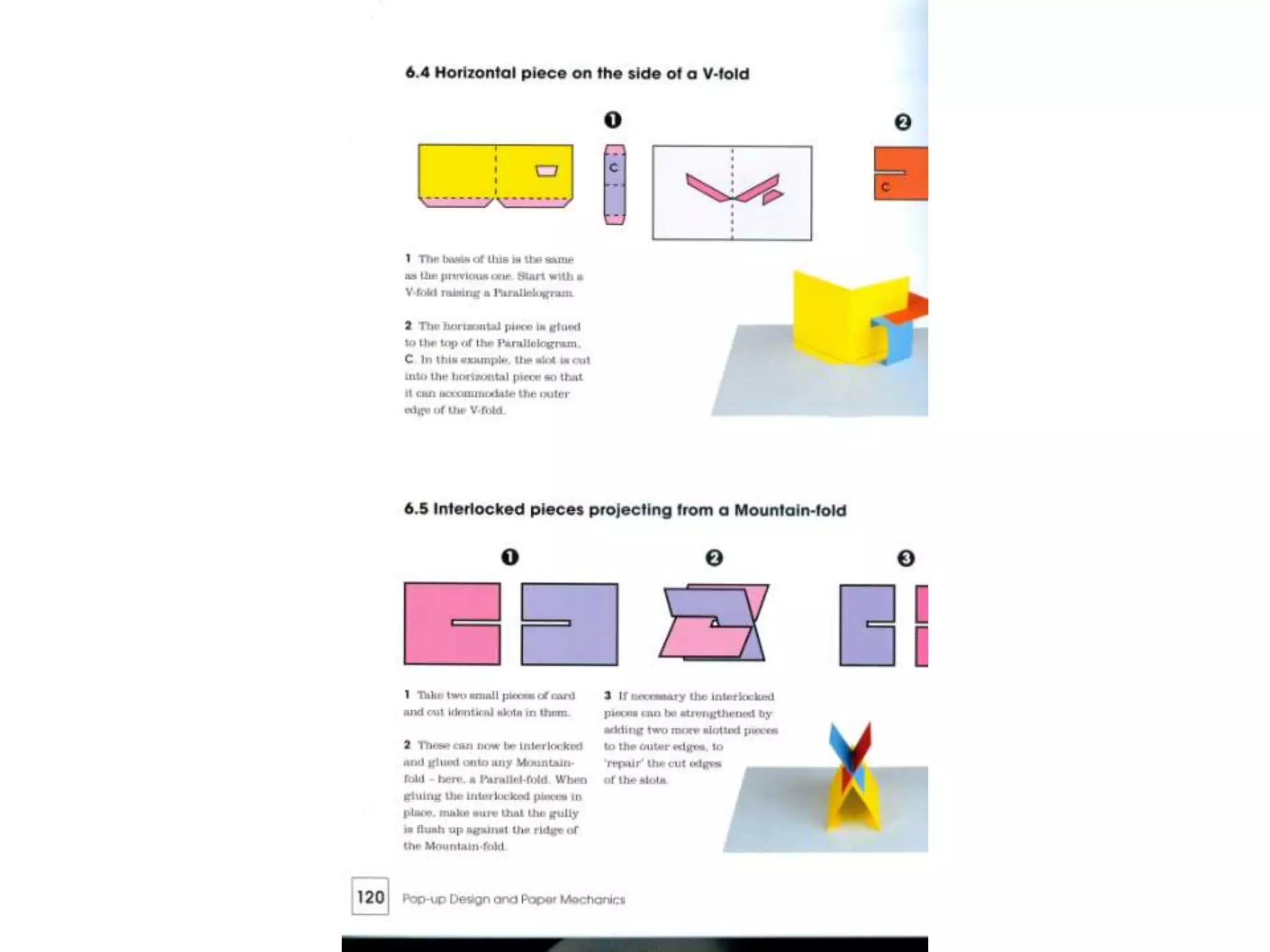 Pop up design and paper mechanics