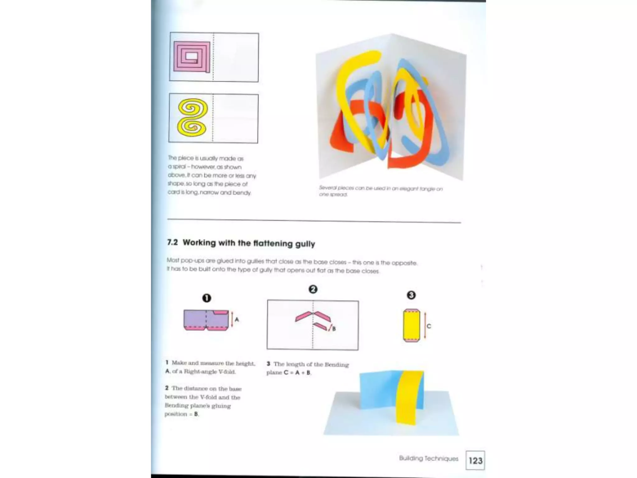 Pop up design and paper mechanics