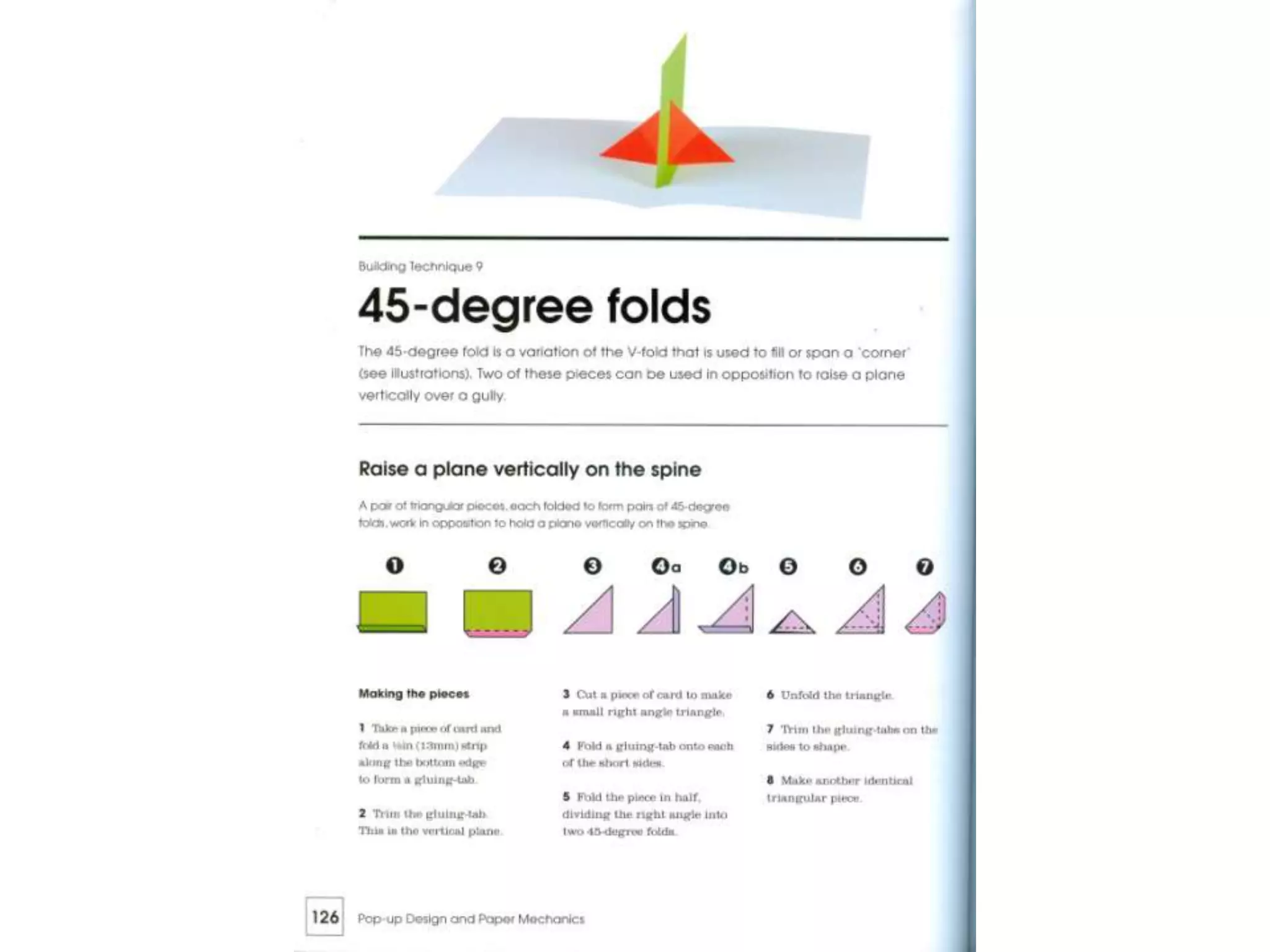Pop up design and paper mechanics