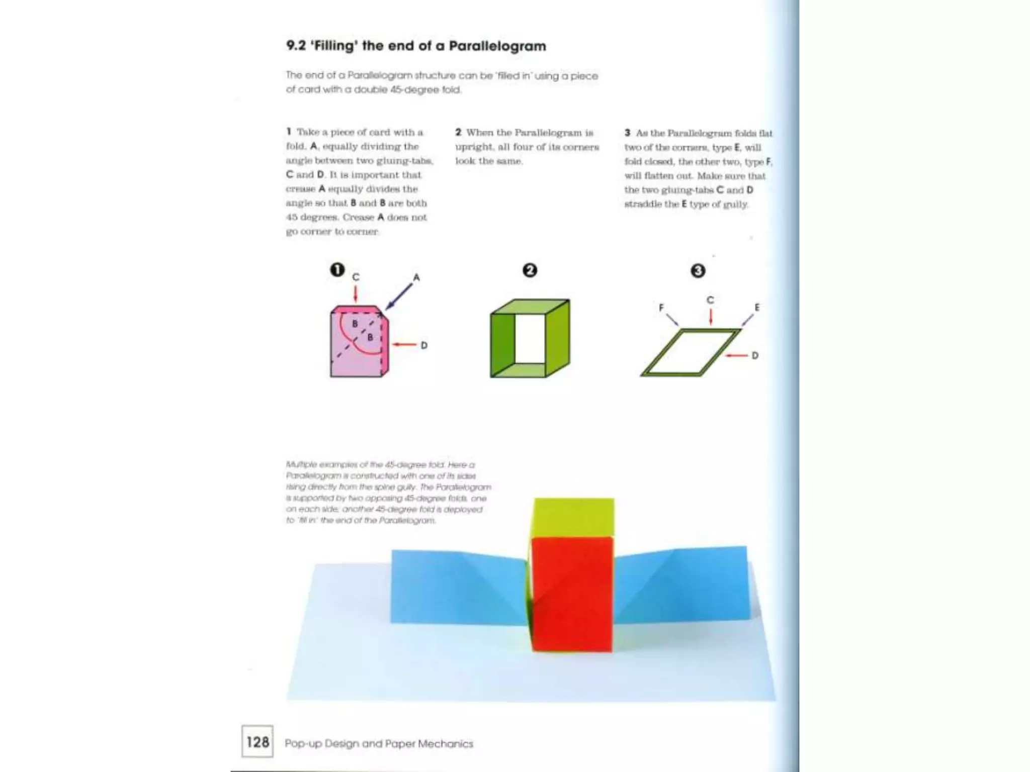 Pop up design and paper mechanics