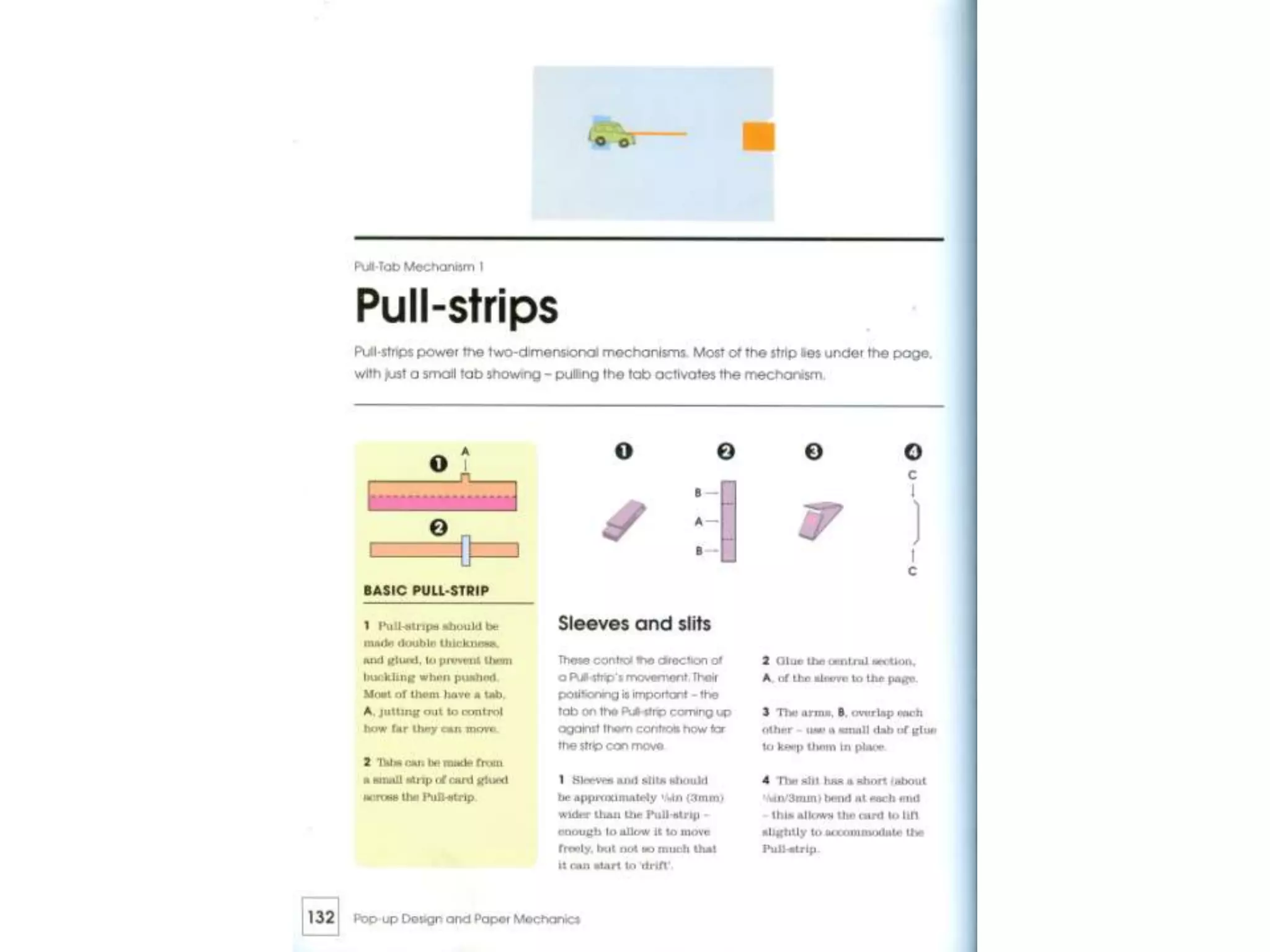 Pop up design and paper mechanics