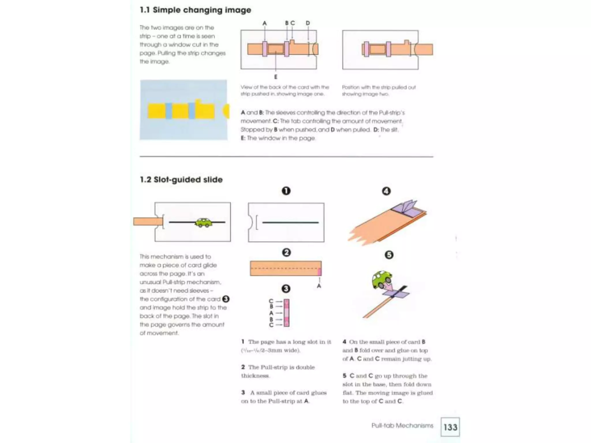 Pop up design and paper mechanics