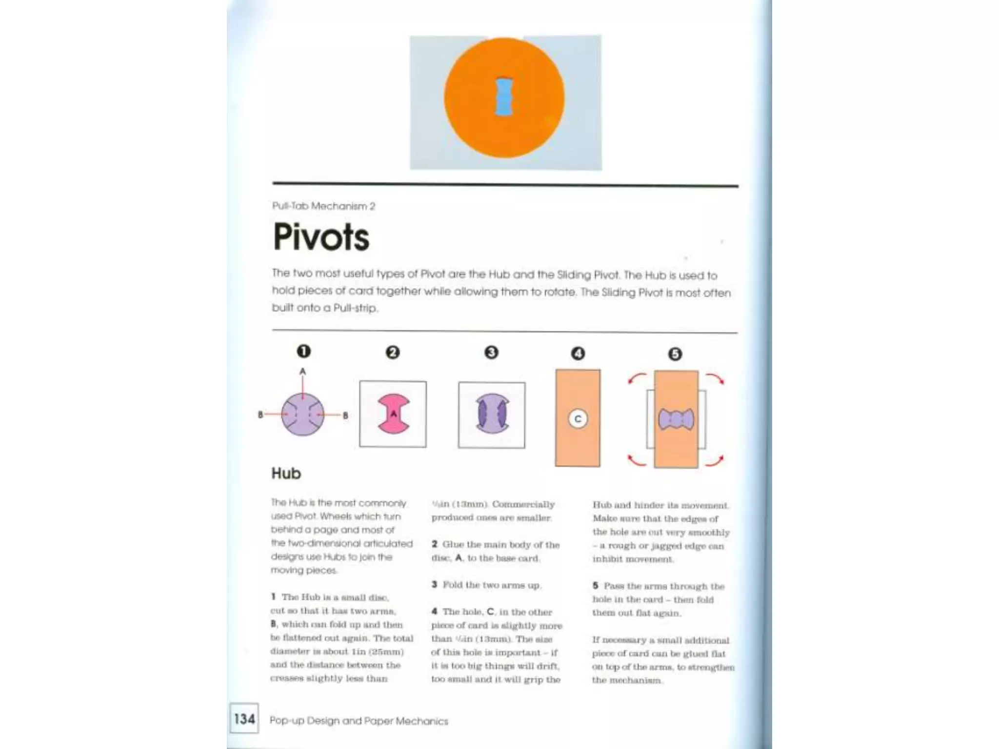 Pop up design and paper mechanics