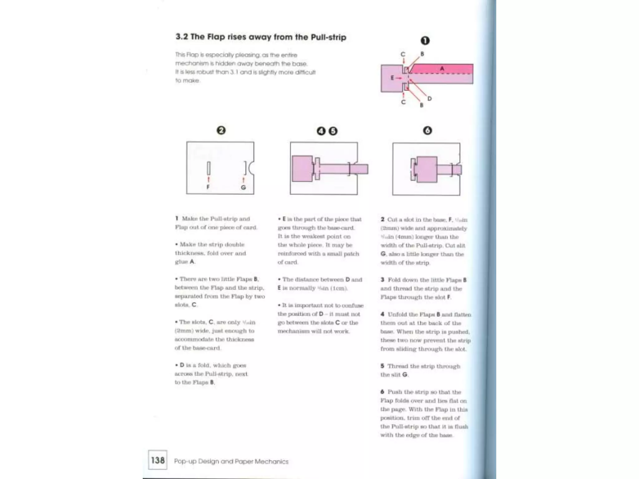 Pop up design and paper mechanics