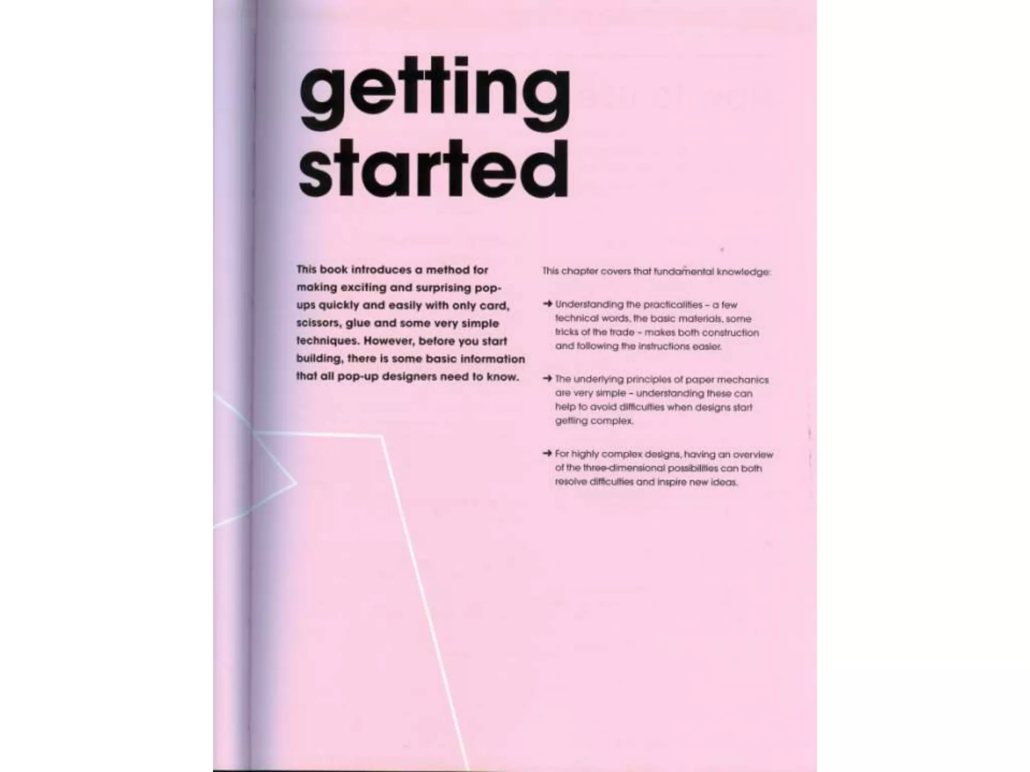 Pop up design and paper mechanics