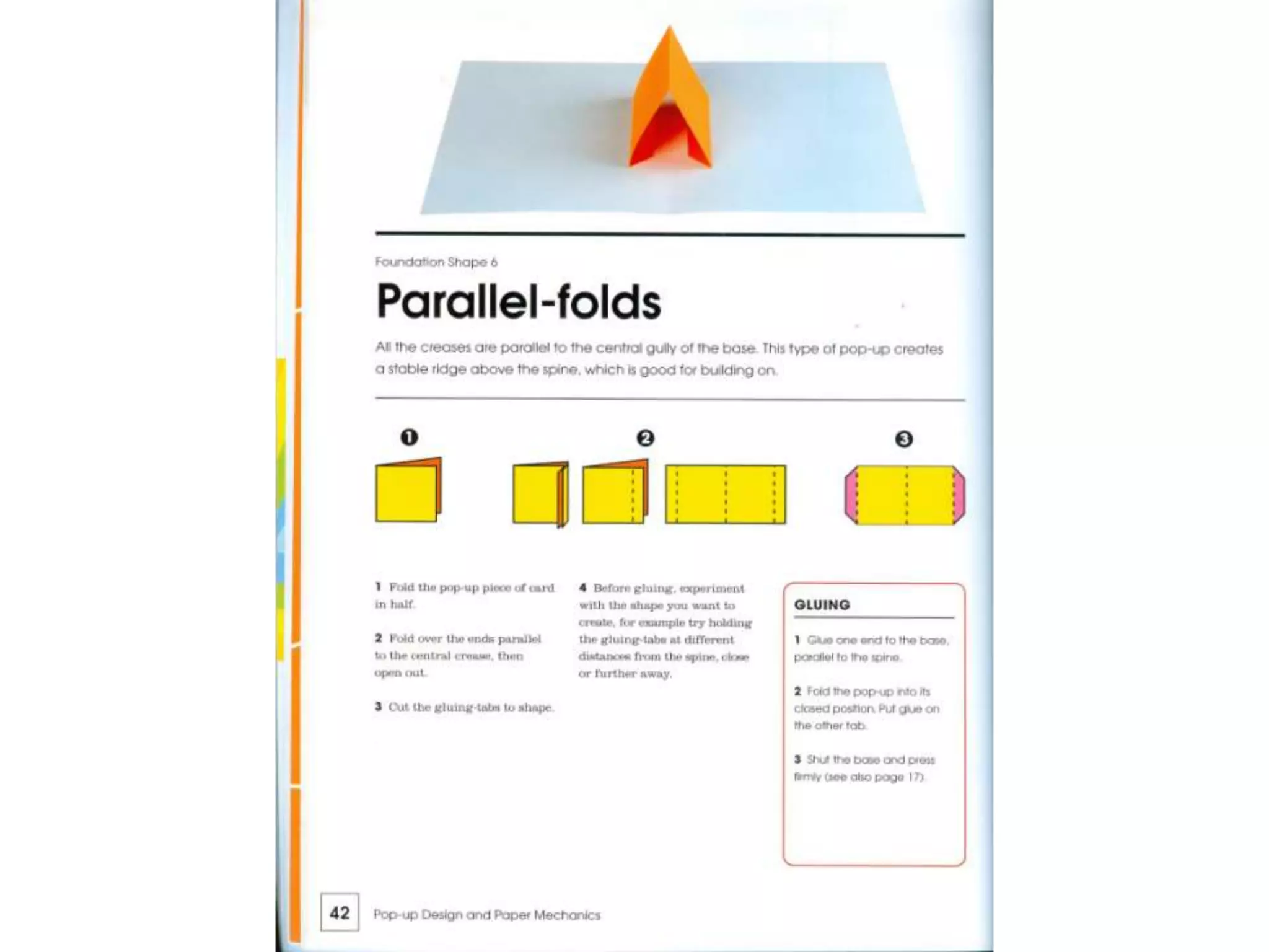 Pop up design and paper mechanics