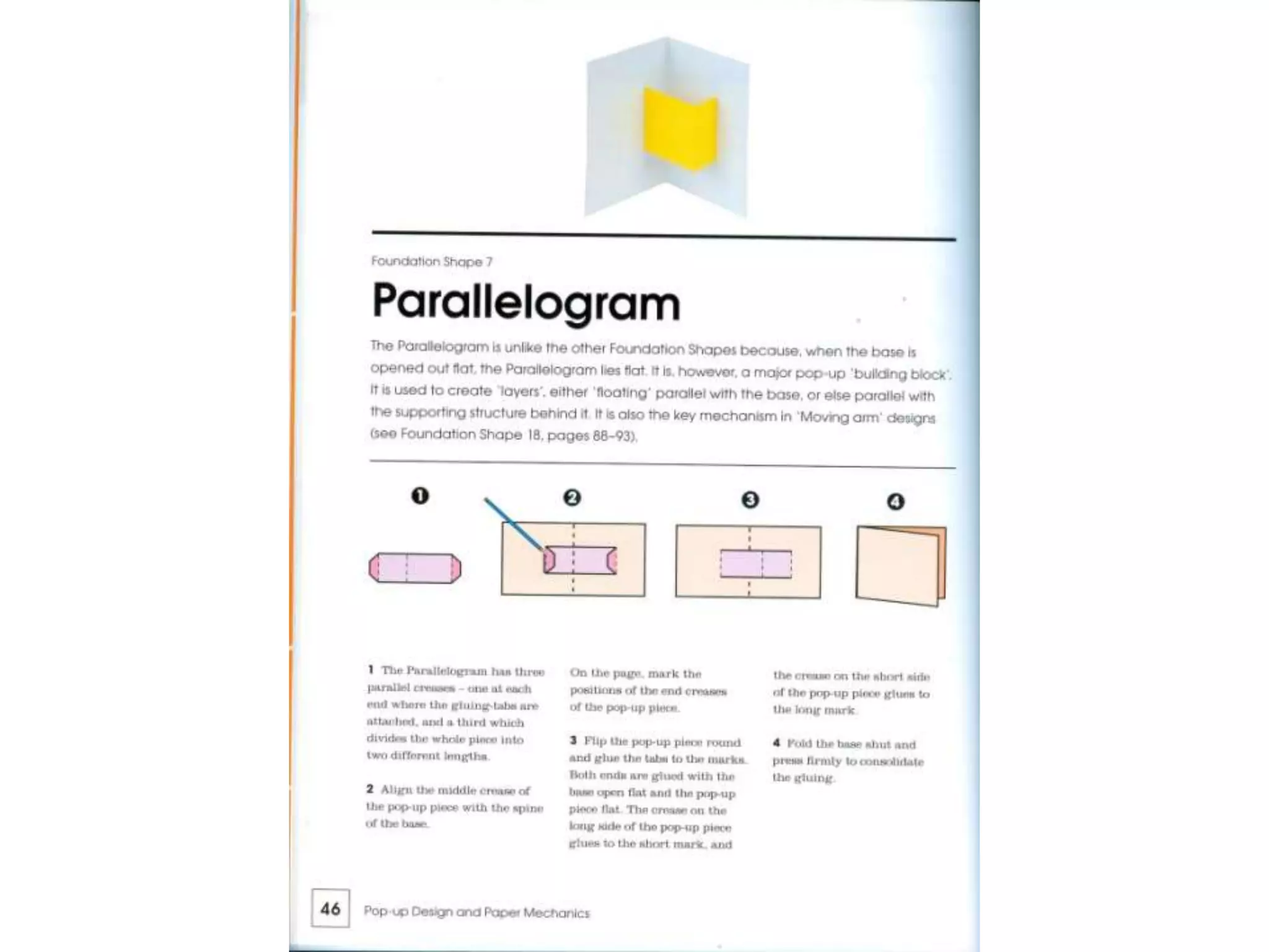 Pop up design and paper mechanics